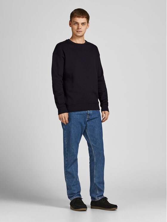 Jack & Jones Jack & Jones Pulóver Bradley 12249341 Fekete Relaxed Fit