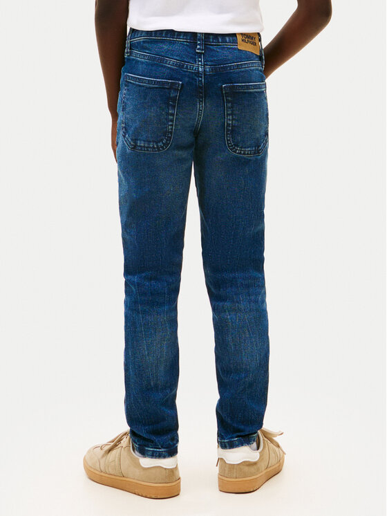 Tommy Hilfiger Tommy Hilfiger Jeansy KB0KB10040 M Tmavomodrá Straight Fit