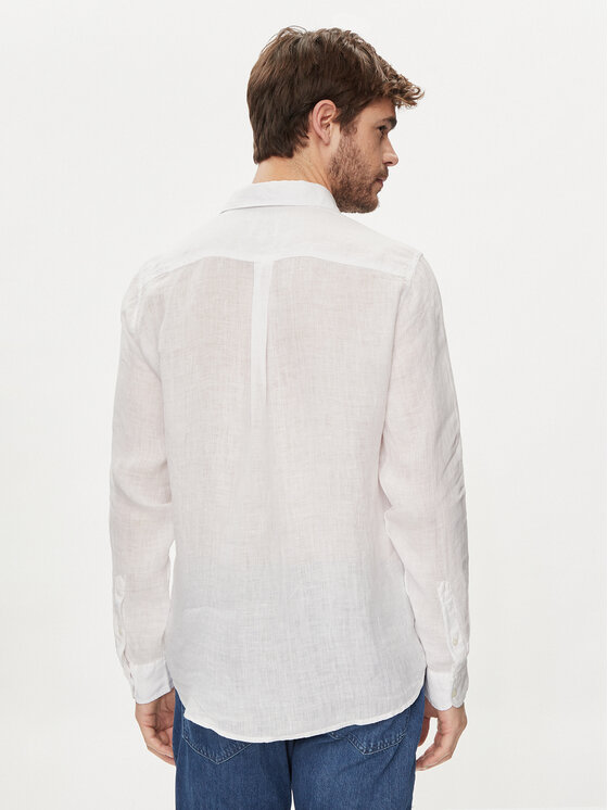Pepe Jeans Pepe Jeans Πουκάμισο Paytton PM308523 Λευκό Regular Fit