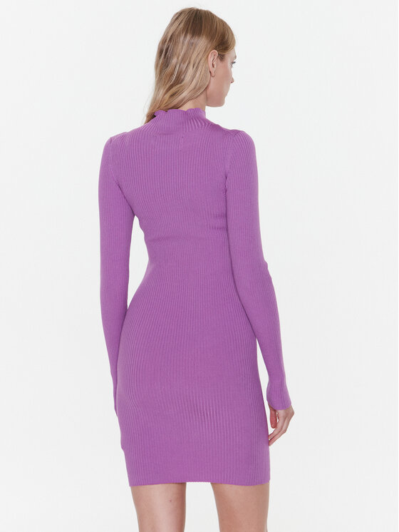 Calvin Klein Jeans Calvin Klein Jeans Φόρεμα υφασμάτινο J20J220354 Μωβ Slim Fit