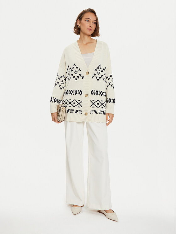 Weekend Max Mara Weekend Max Mara Pletena jopica Acacia 2425346031 Bež Oversize