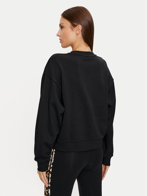 adidas adidas Sweatshirt Leopard IW8480 Schwarz Loose Fit