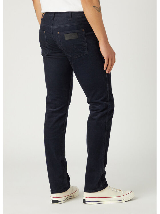 Wrangler Wrangler Spodnie materiałowe GREENSBORO Niebieski Straight Fit