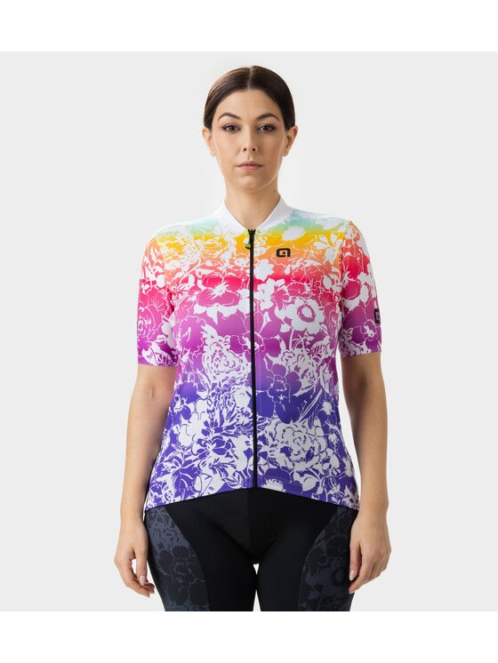 Alé Cycling Alé Cycling Koszulka rowerowa Solid Nadine Biały Fitted Fit