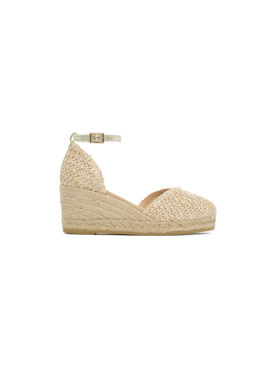 Espadryle, rozmiar 37, Beżowe, 11559201-TRI