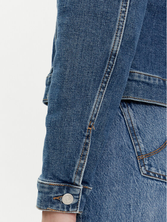 Tommy Hilfiger Tommy Hilfiger Τζιν μπουφάν WW0WW41335 Μπλε Slim Fit