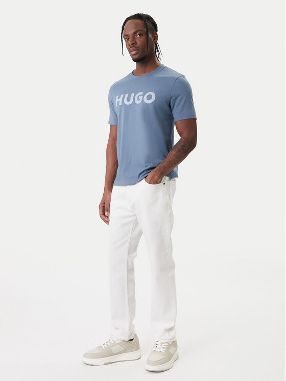 HUGO HUGO T-Shirt Dulivio 50467556 Modrá Regular Fit