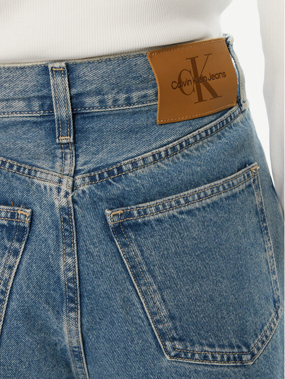 Calvin Klein Jeans Calvin Klein Jeans Džínsy Barrel J20J225005 Modrá Loose Fit