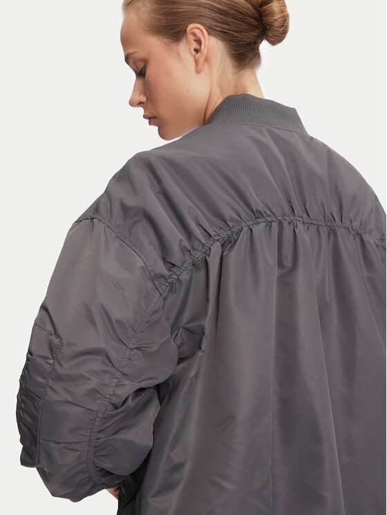 ONLY ONLY Μπόμπερ μπουφάν Mille 15322732 Γκρι Oversize
