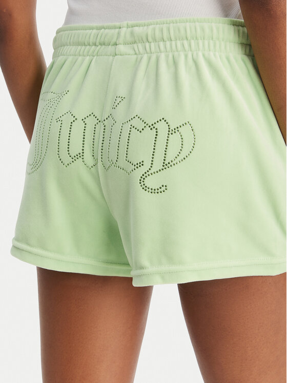 Juicy Couture Juicy Couture Sportske kratke hlače Tamia JCWHS126305 Zelena Regular Fit