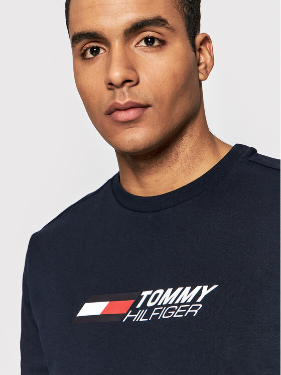 Tommy Hilfiger Tommy Hilfiger Bluză Essentials MW0MW22744 Bleumarin Regular Fit