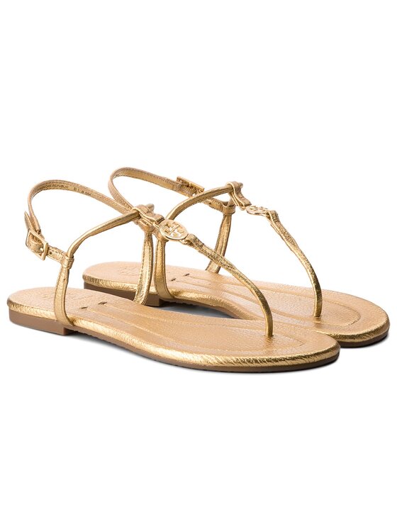 Tory burch sandalen gold outlet