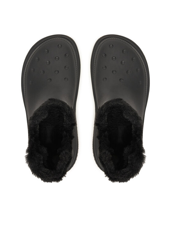 Crocs Crocs Schneeschuhe Stomp Lined Shorty Boot 210673 Schwarz