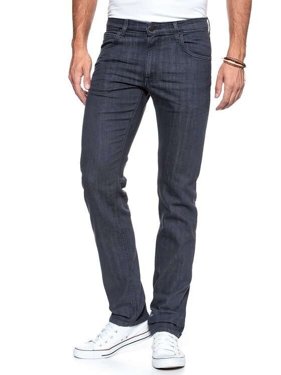 Lee Lee Jeansy DAREN ZIP FLY Niebieski Straight Fit