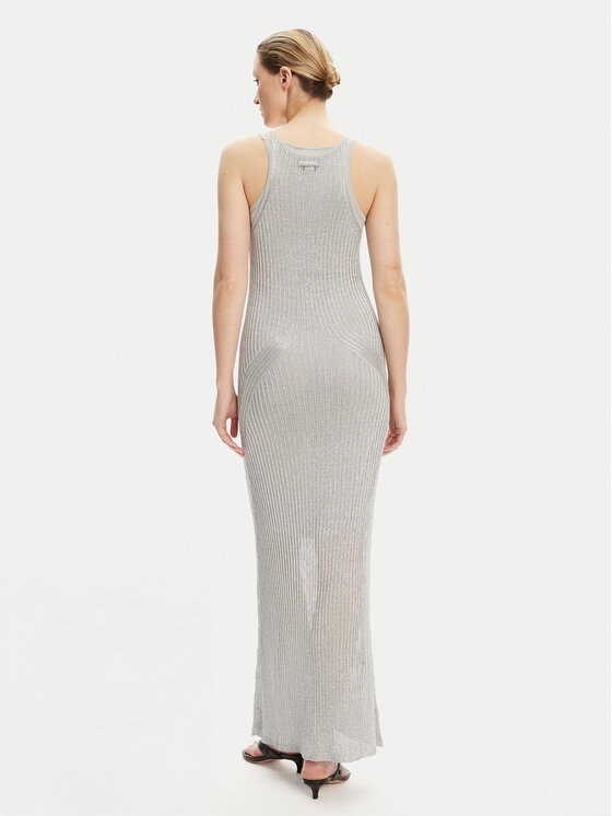 PINKO PINKO Úpletové šaty Nelson 105146 A2LO Šedá Regular Fit