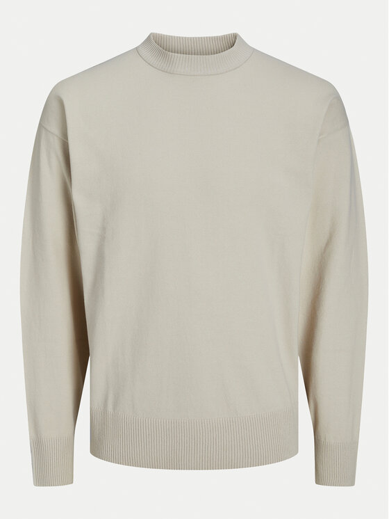 Jack&Jones Jack&Jones Пуловер Collective 12251556 Бежов Relaxed Fit