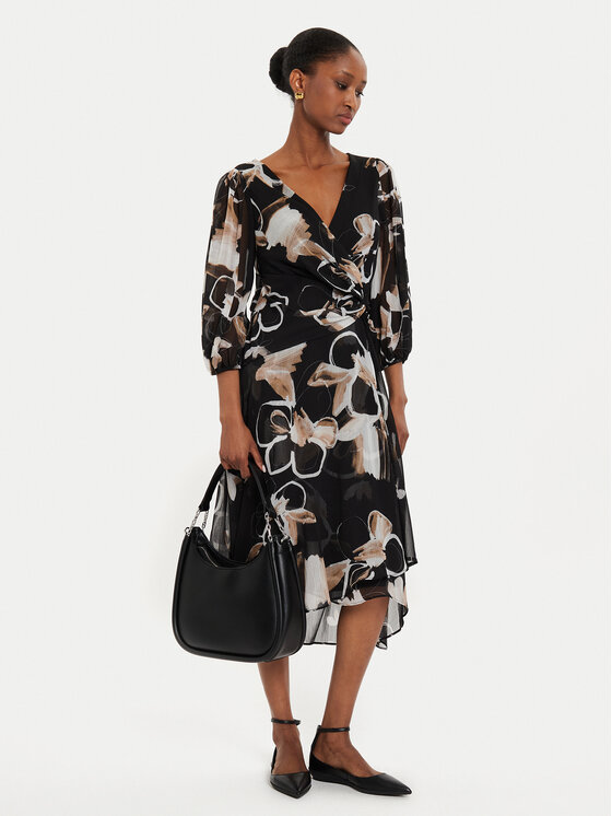 DKNY DKNY Haljina za svaki dan DD4E6573 Crna Regular Fit
