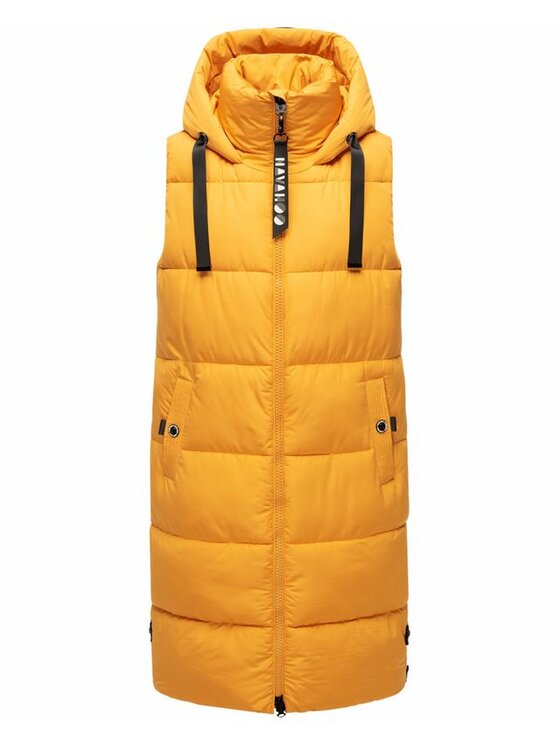 Navahoo Navahoo Bezrękawnik Schnuffelchen Żółty Casual Fit