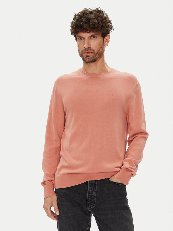 Calvin Klein Calvin Klein Pulover LV040BM343 Coral Regular Fit