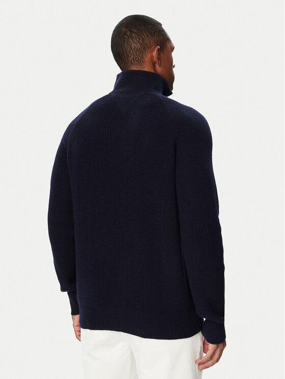 Tommy Hilfiger Tommy Hilfiger Džemperis Fisherman MW0MW42531 Tumši zils Regular Fit