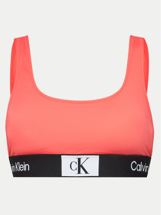 Calvin Klein Swimwear Calvin Klein Swimwear Bikini felső KW0KW02354 Koral