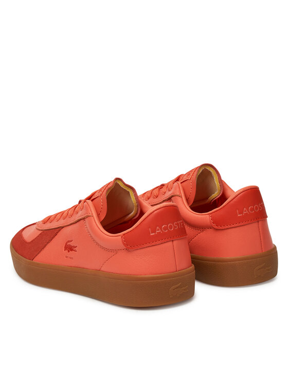 Lacoste Lacoste Sneakersy Baseshot 7-49SFA0030 Pomarańczowy