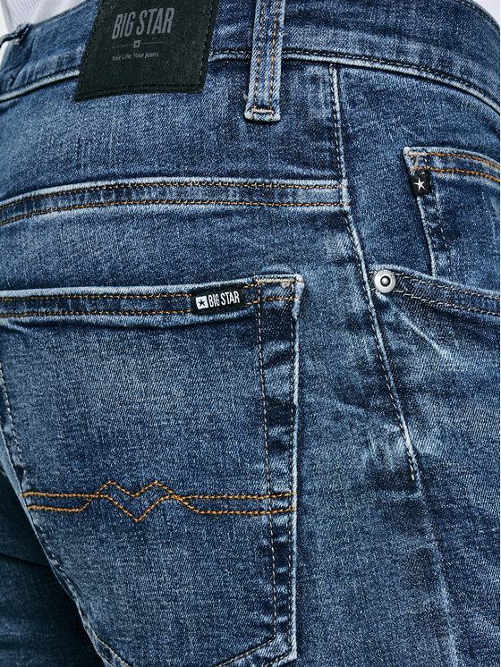 BIG STAR BIG STAR Jeansy NADER Niebieski Skinny Fit