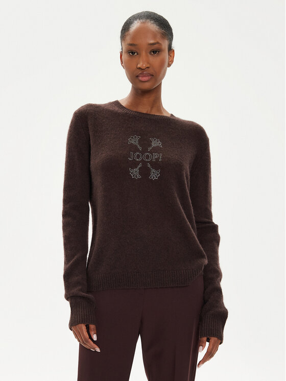 JOOP! JOOP! Πουλόβερ 58 JW243KN323 30042809 Καφέ Loose Fit