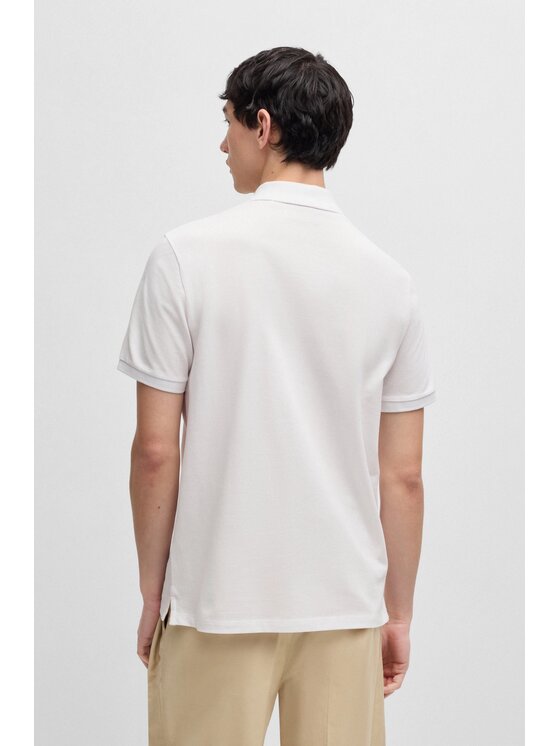 HUGO HUGO Polo 50466182-102 Biały Regular Fit