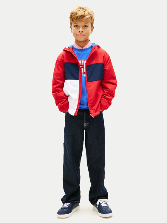 Tommy Hilfiger Tommy Hilfiger Преходно яке KB0KB10389 Червен Regular Fit
