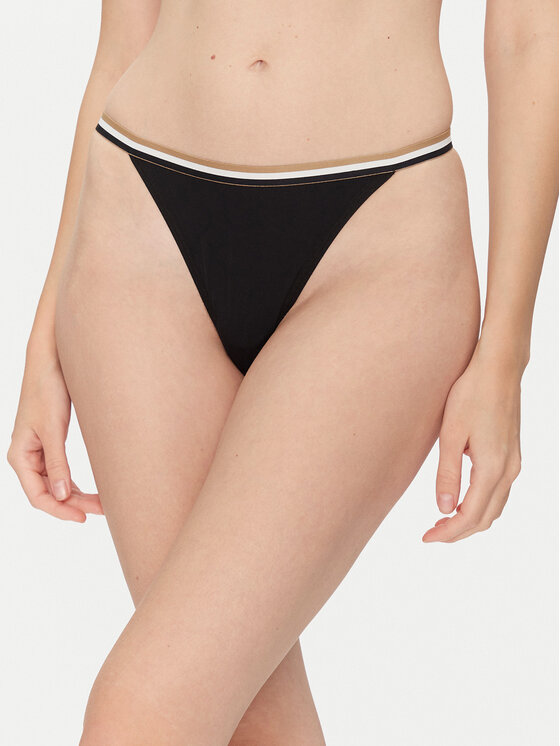 BOSS BOSS Set 3 perechi de chiloți tanga 50545602 Negru