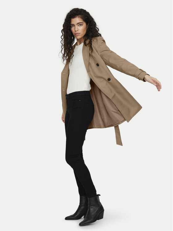 Vero Moda Vero Moda Trenčkot Celeste 10239411 Rjava Regular Fit