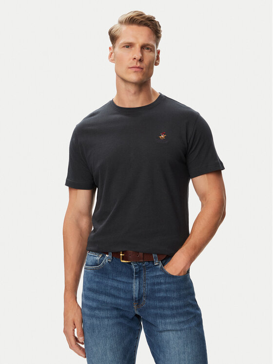 Beverly Hills Polo Club Tricou P-SS26M-TS450030BLU Bleumarin Regular Fit