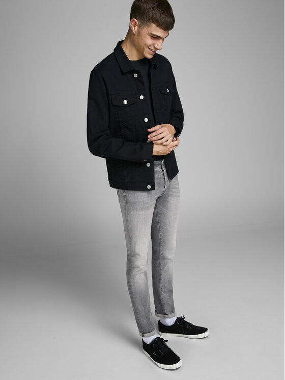 Jack & Jones Jack & Jones Jeansy Glenn 12147024 Šedá Slim Fit