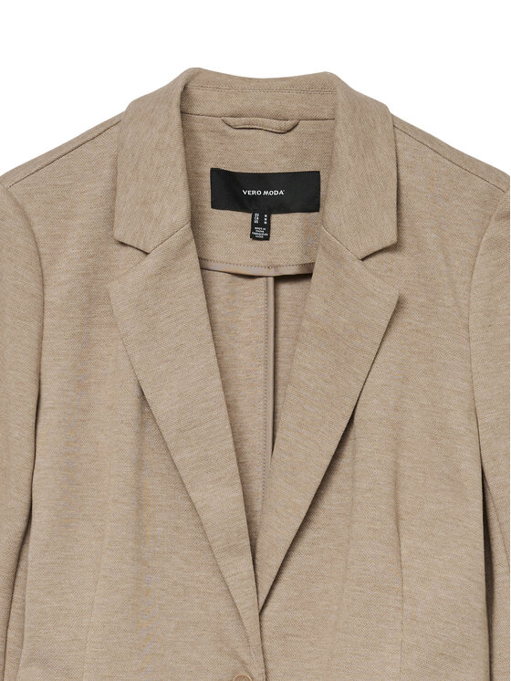 Vero Moda Vero Moda Marynarka Julia 10154123 Beżowy Regular Fit