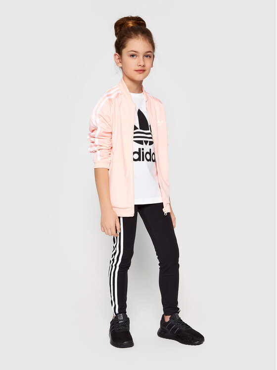 adidas adidas Тишърт adicolor Trefoil H25246 Бял Regular Fit
