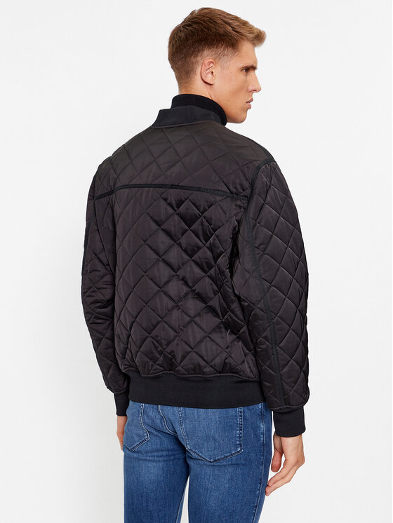 HUGO Hugo Яке бомбър Bonod2341 50496402 Черен Regular Fit