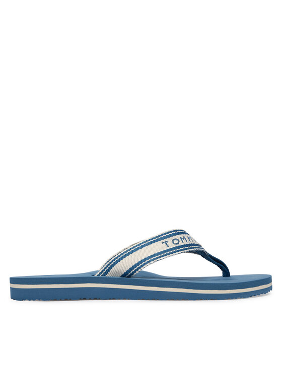 Tommy Hilfiger Tommy Hilfiger Čības uz pirksta Th Webbing Summer Sandal FW0FW09193 Zils