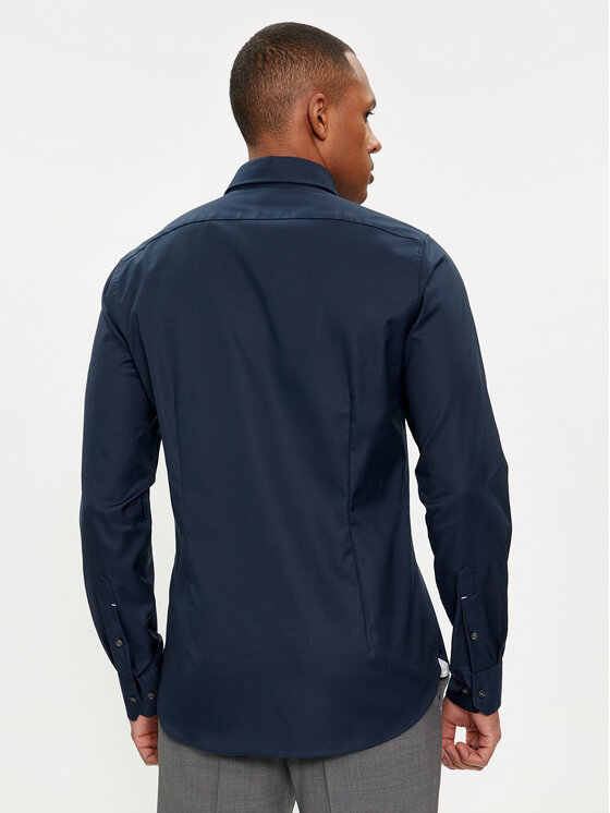 Michael Kors Michael Kors Koszula MD0DS01032 Granatowy Slim Fit