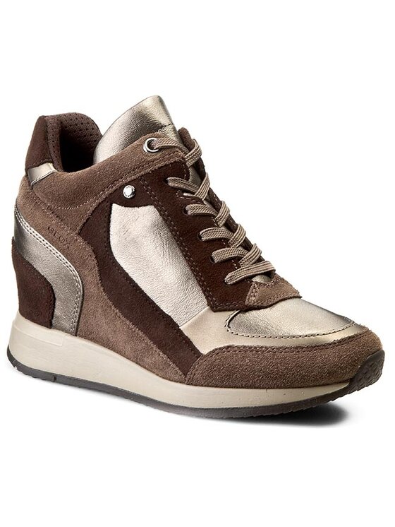 gancho Afirmar Dificil Geox Sneakers D Nydame A D540QA 0AJ22 C9H1B Marron | Modivo.fr