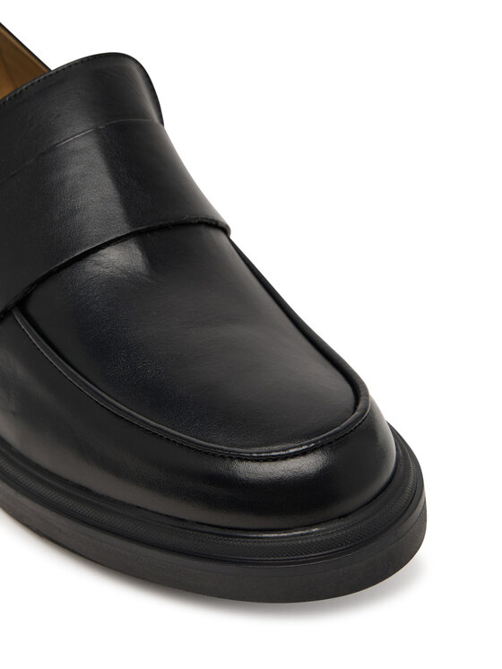 Calvin Klein Calvin Klein Loafers Cupped Band Loafer Lth HM0HM02065 Μαύρο