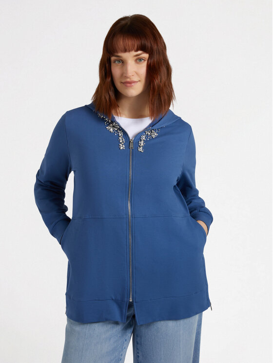 Fiorella Rubino Fiorella Rubino Felpa G880L008304N034 Blu Regular Fit