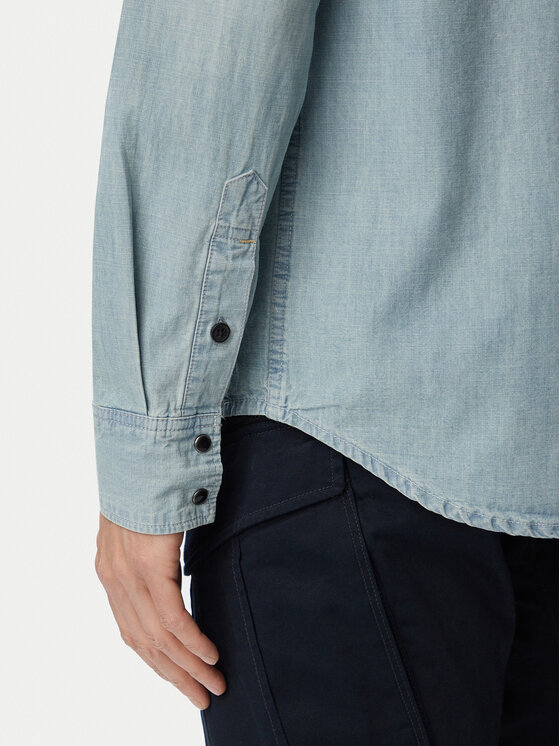 G-Star Raw G-Star Raw дънкова риза Dakota  D23006-E356 Син Regular Fit