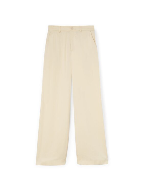 Motivi Motivi Spodnie materiałowe P232Q003816N002 Écru Over Fit