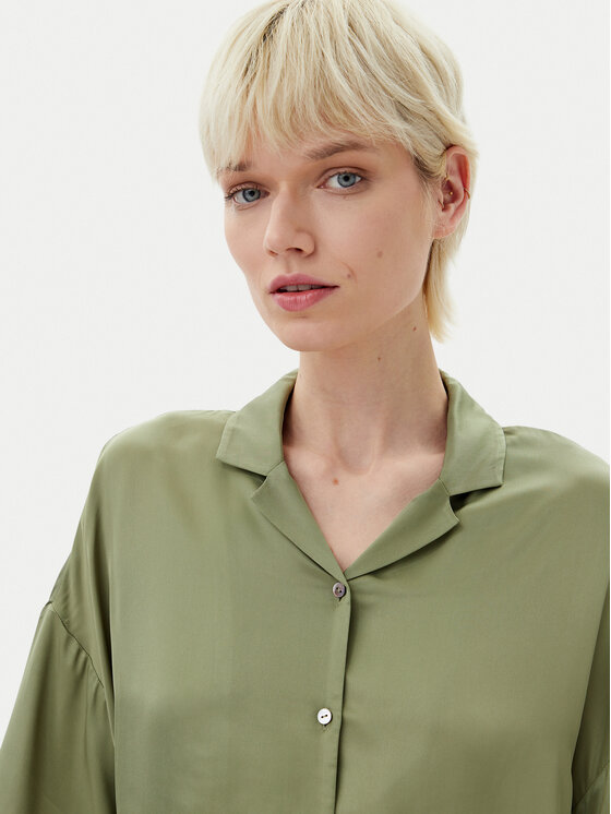 KARL LAGERFELD KARL LAGERFELD Cămașă A2W11037 Verde Relaxed Fit