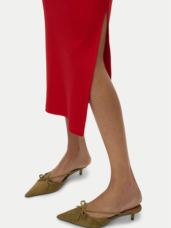 Vero Moda Vero Moda Ежедневна рокля Chloe 10325601 Червен Slim Fit