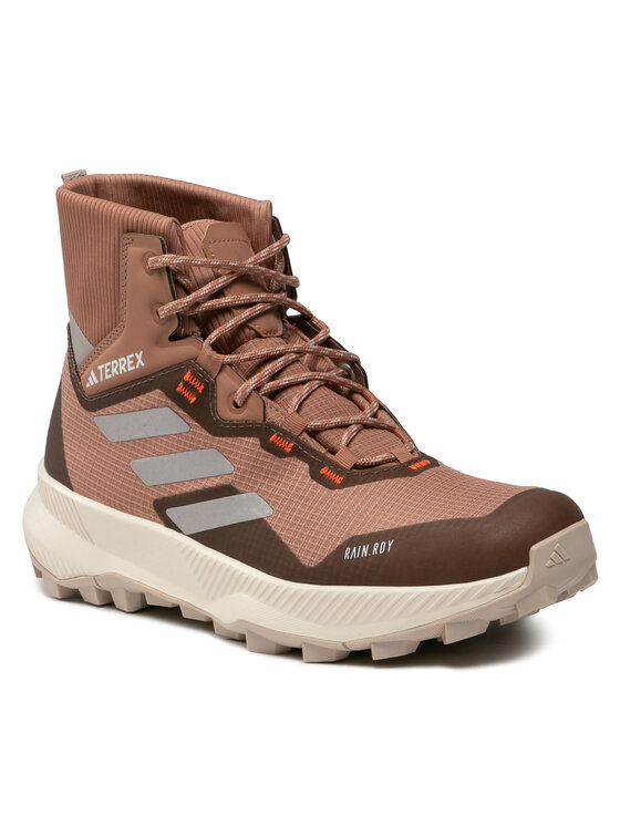 adidas adidas Trekking čevlji TERREX WMN MID RAIN.RDY Hiking Shoes HQ3557 Rjava