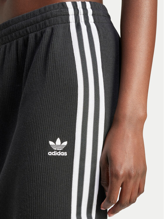 adidas adidas Fustă midi IY7279 Negru Slim Fit