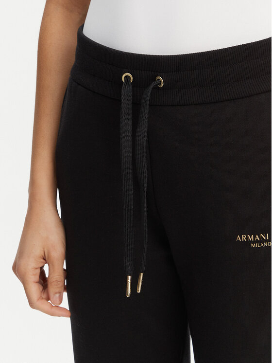 Armani Exchange Armani Exchange Spodnji del trenirke 8NYPBA YJE5Z 52AK Črna Regular Fit