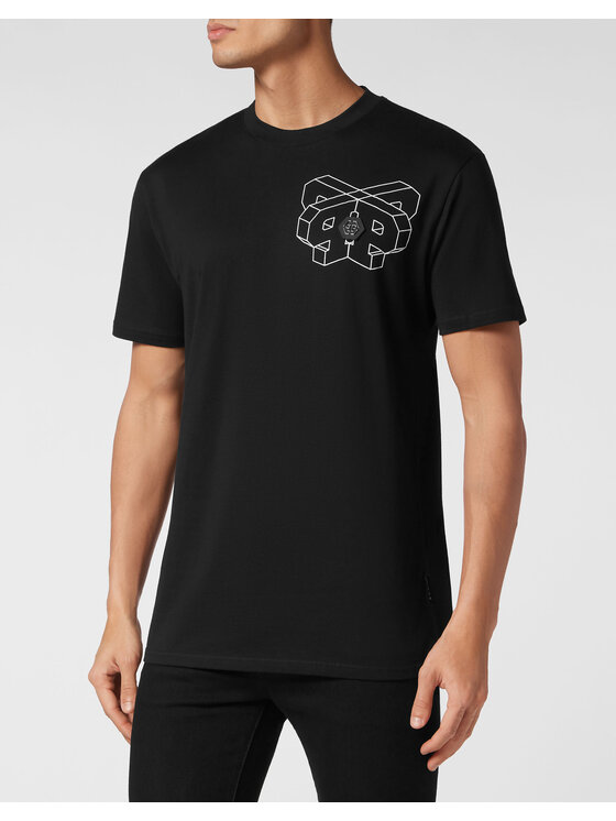 PHILIPP PLEIN PHILIPP PLEIN T-Shirt 15483 Czarny Regular Fit